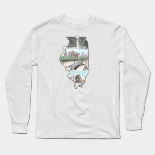 Illinois Long Sleeve T-Shirt